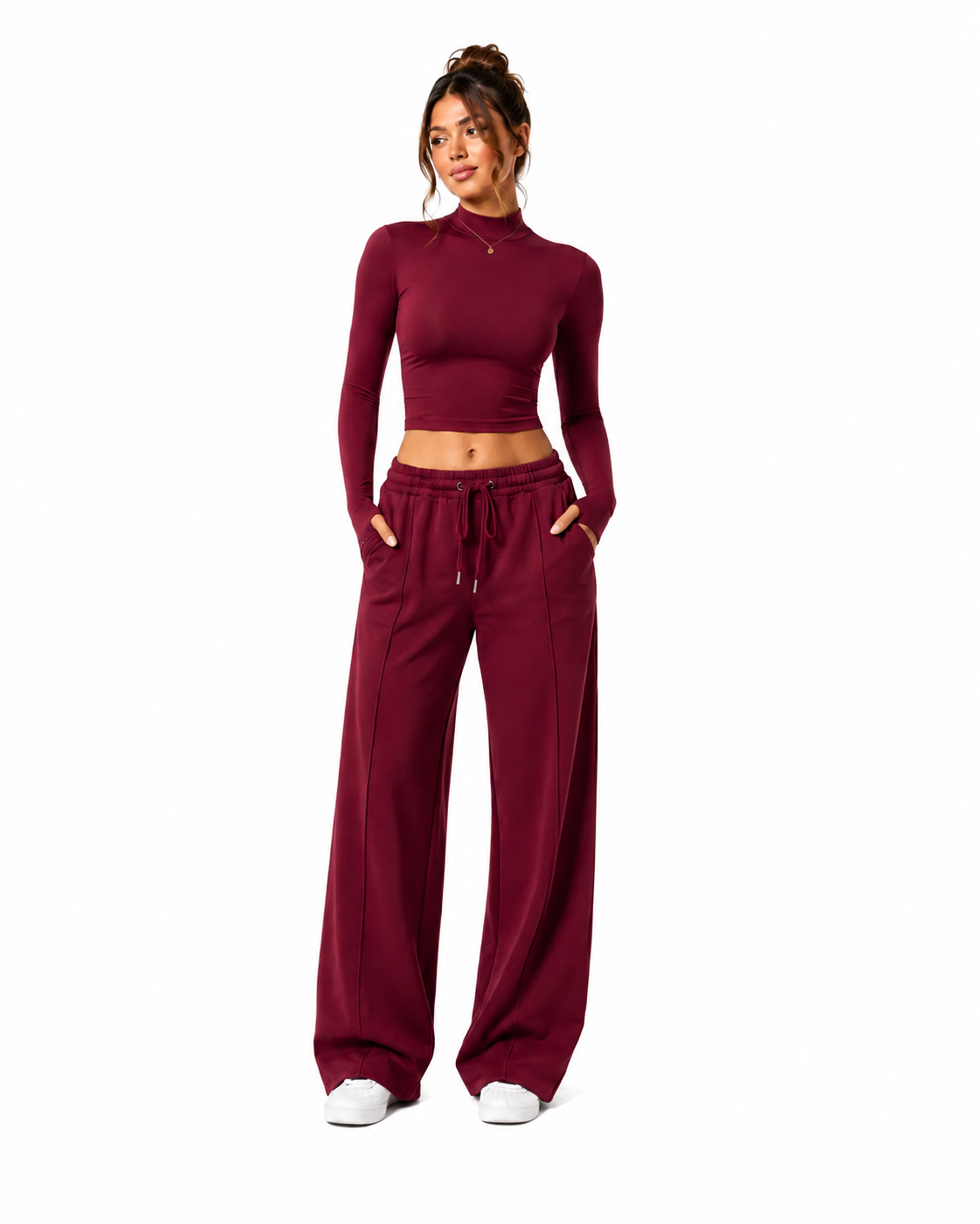 Luna Wide Leg Sweats Set | OCTA Activewear