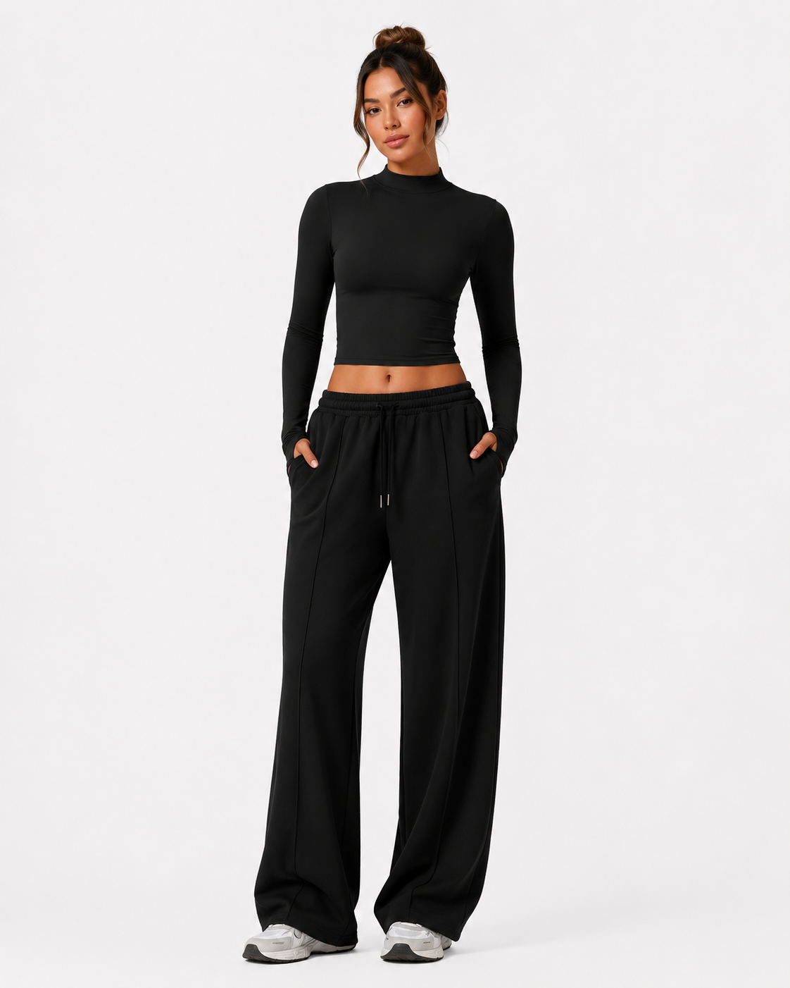 Luna Wide Leg Sweats Set | OCTA Activewear