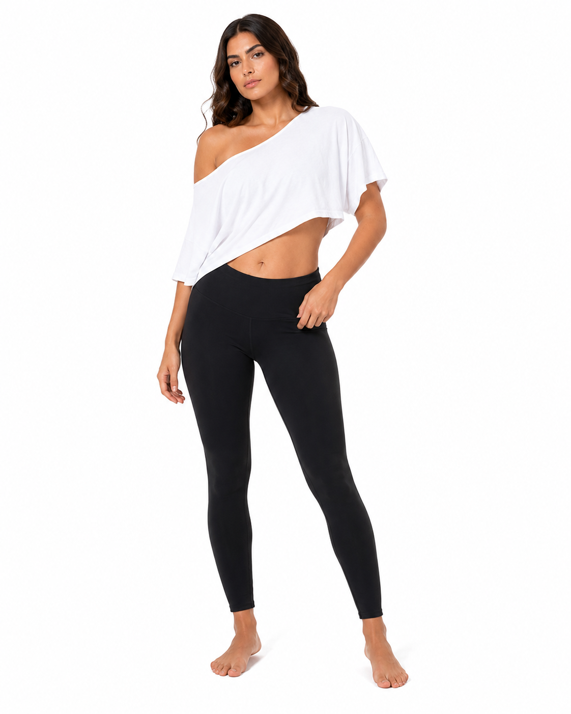 Noemi Asymmetric Oversized Tee | OCTA Activewear