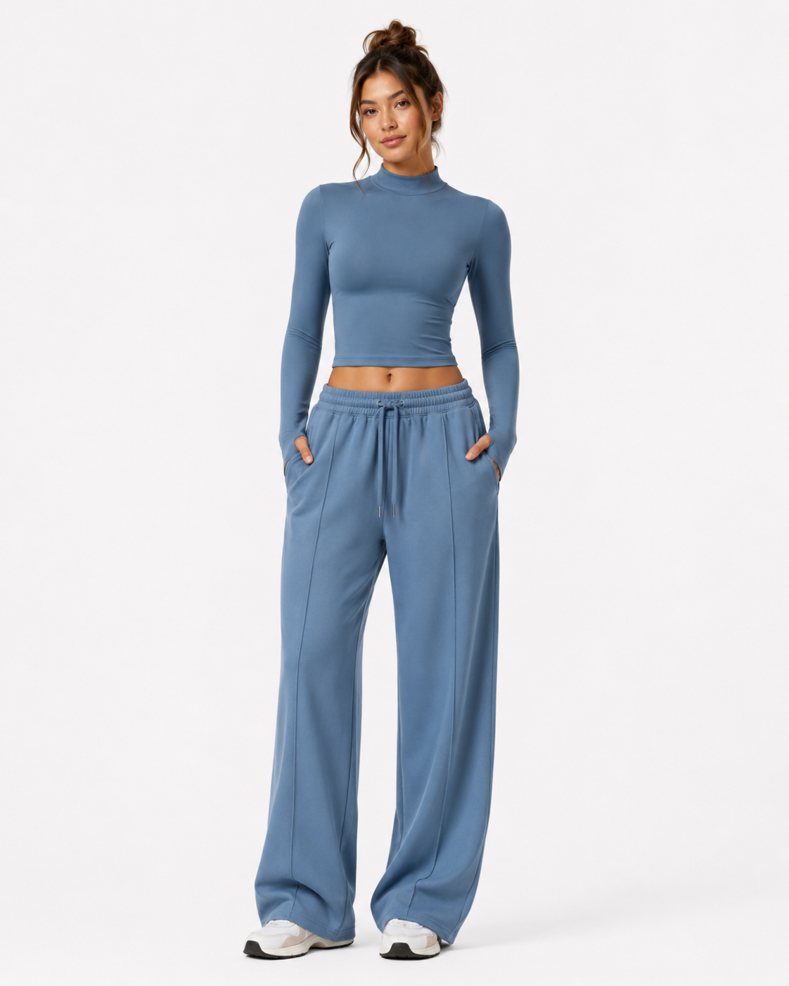 Luna Wide Leg Sweats Set | OCTA Activewear