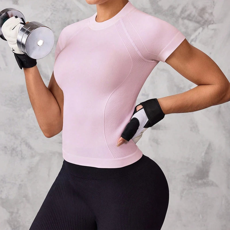 Kristy No Sweat Tee color pink