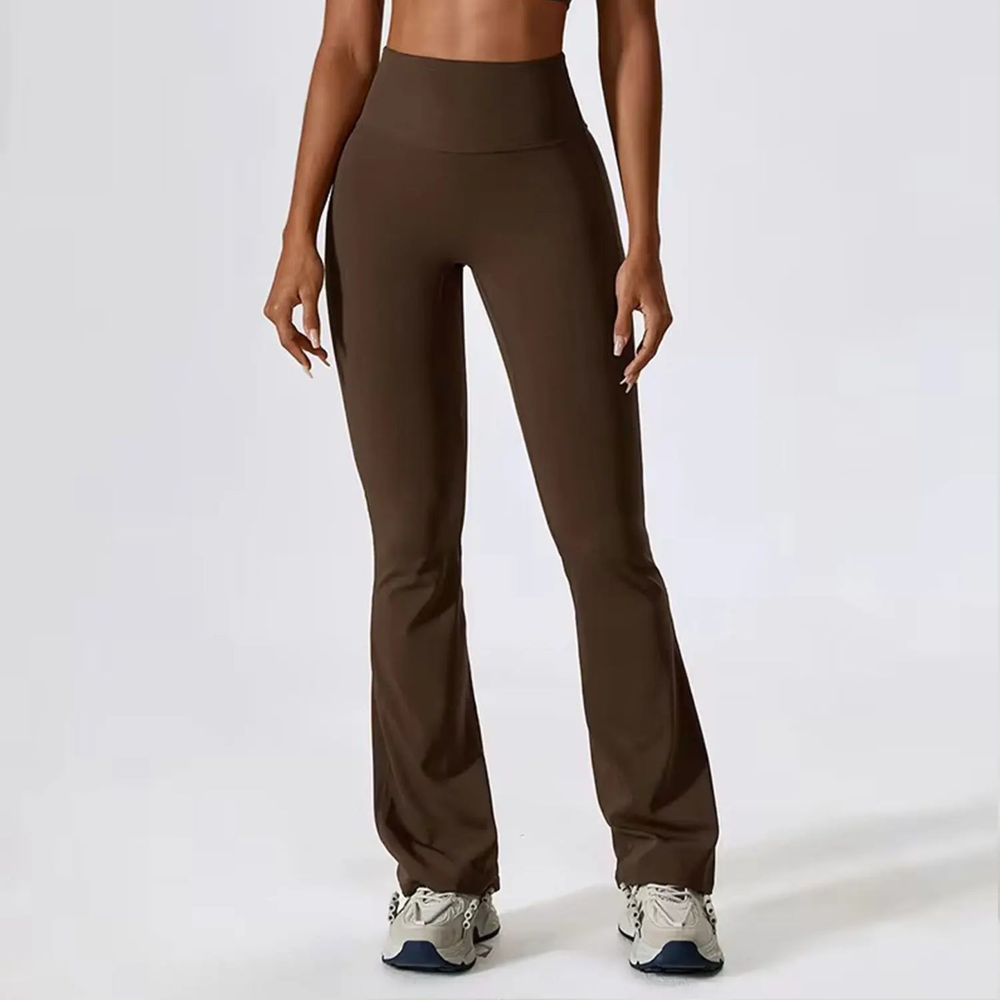 Meghan Naked Feel Flared Leggings front view