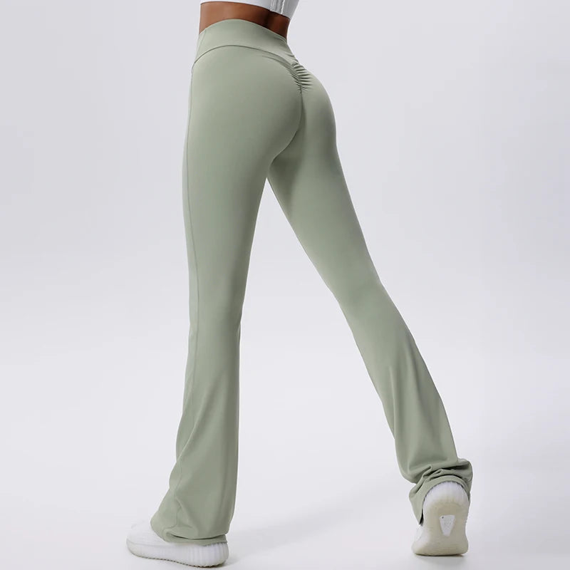 Meghan Naked Feel Flared Leggings side view 