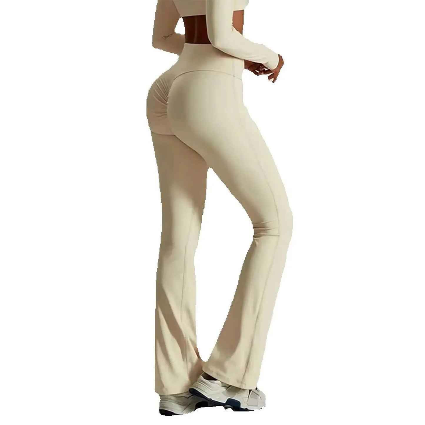 Meghan Naked Feel Flared Leggings back view