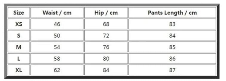 Viral Peekaboo Sculpt Leggings Size chart 