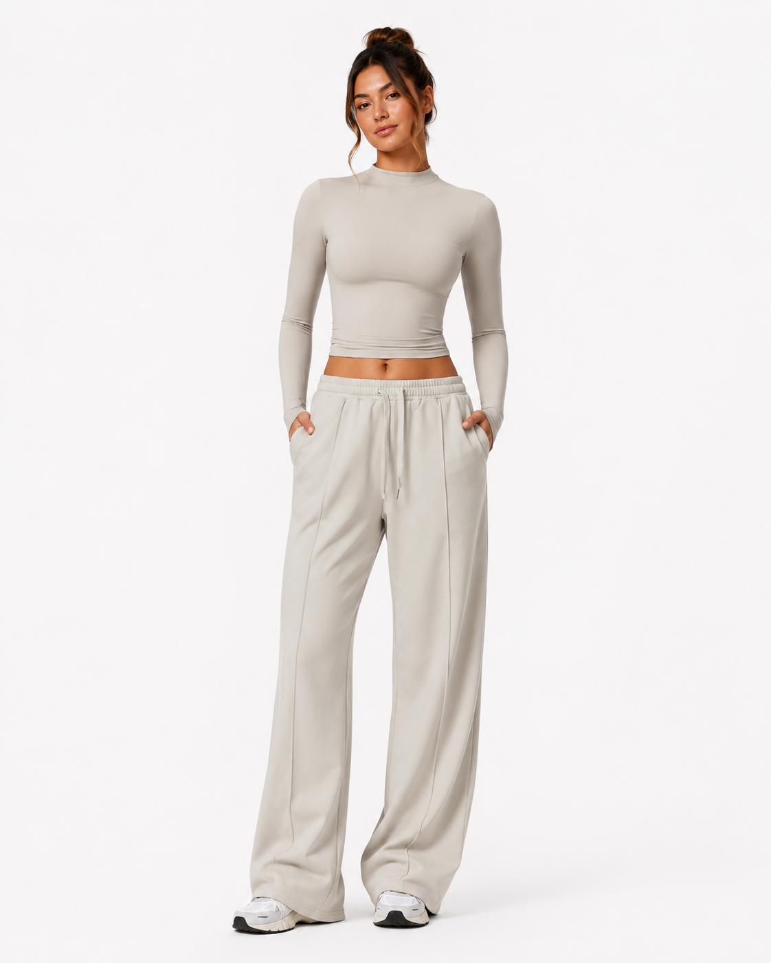 Luna Wide Leg Sweats Set | OCTA Activewear