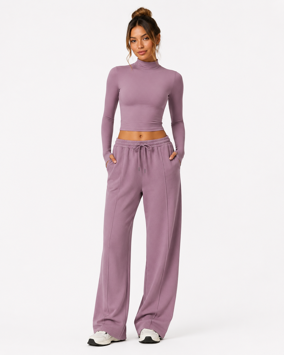 Luna Wide Leg Sweats Set | OCTA Activewear