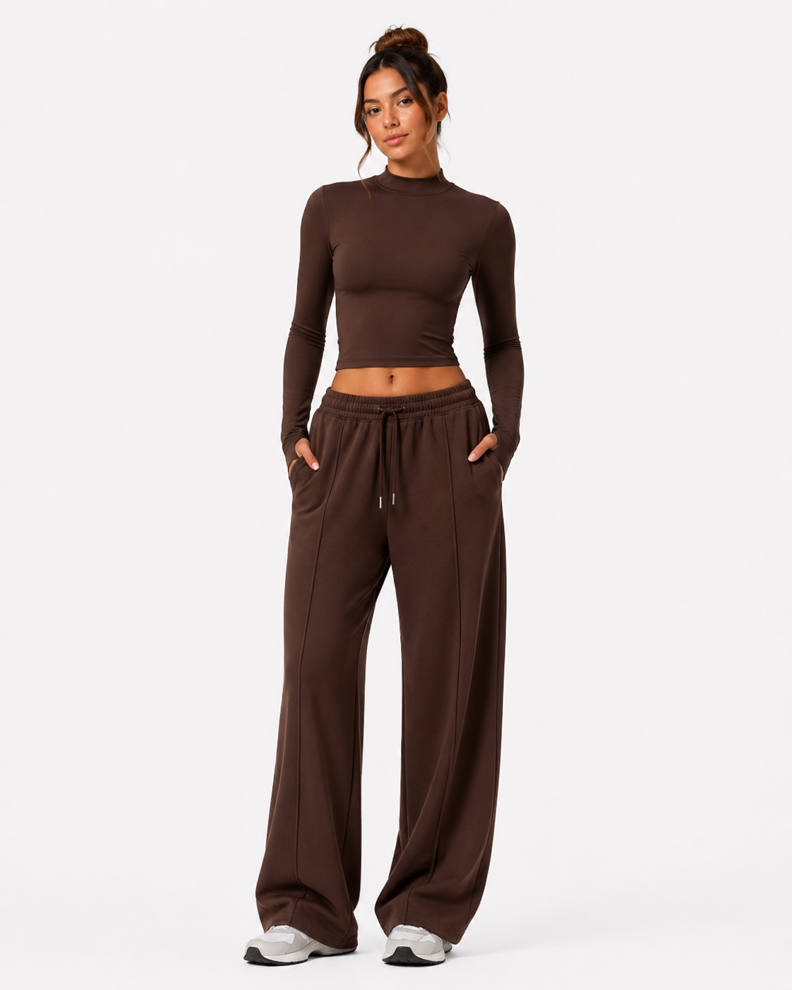 Luna Wide Leg Sweats Set | OCTA Activewear