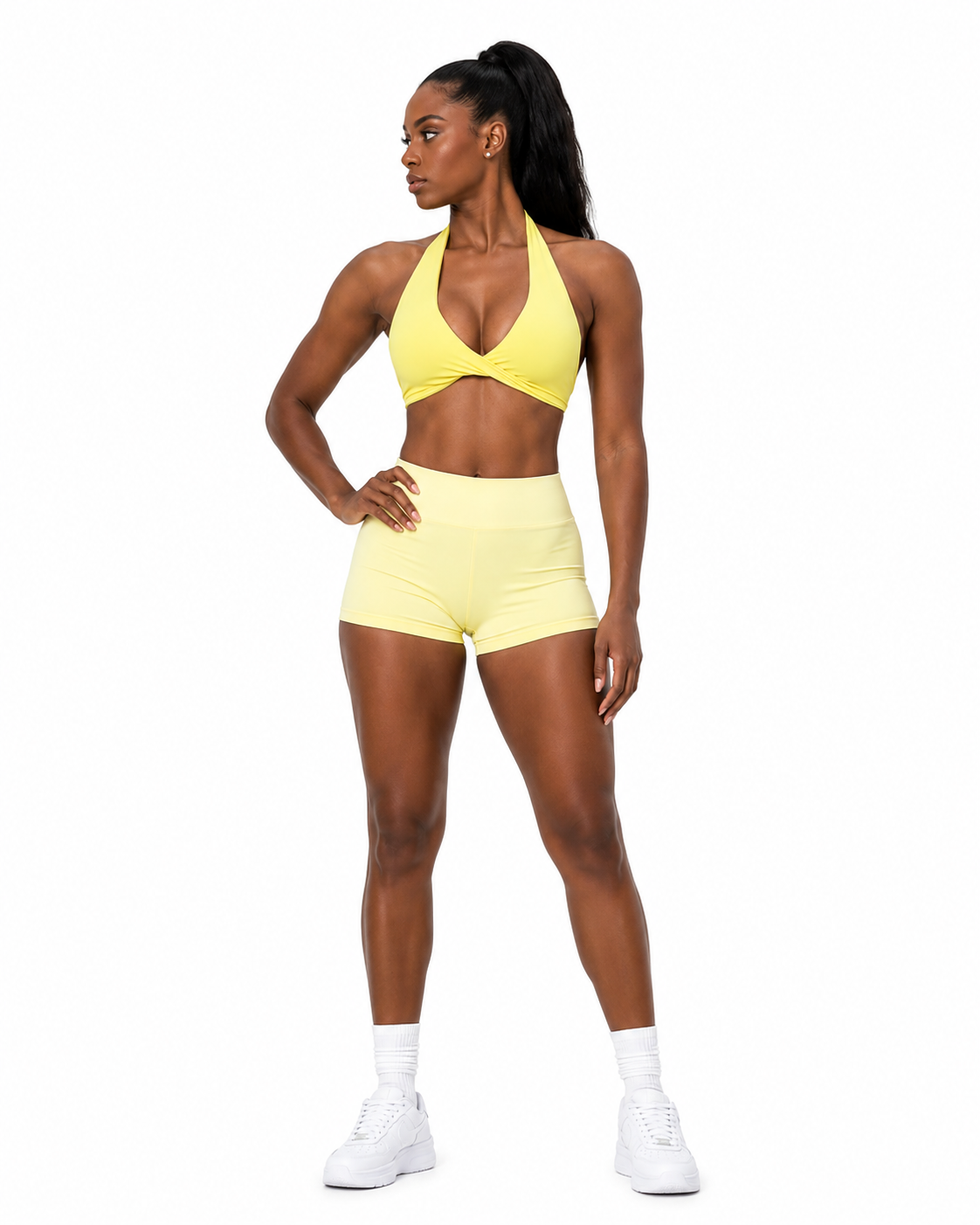 Iona Halter Neck Sports Bra | OCTA Activewear